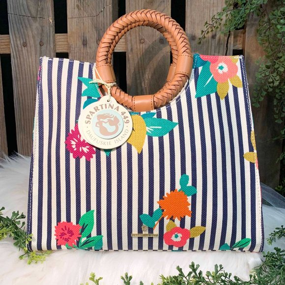 NWT New Spartina Shelter Cove Adeline Shopper Tote